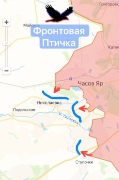 О продвижении ВС РФ в окрестностях Часов Яра сообщает "Фронтовая птичка":