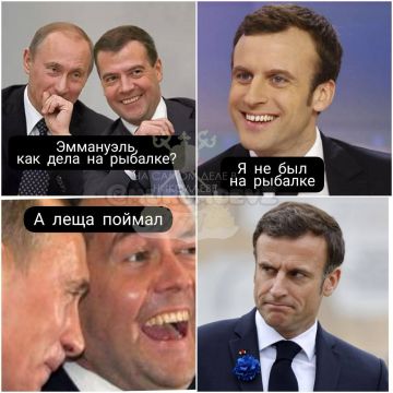 Немного юмора вам в ленту. Хотя Макрон и назвал леща от супруги "дурачеством", но народное творчество уже не остановить ПОДПИСАТЬСЯ