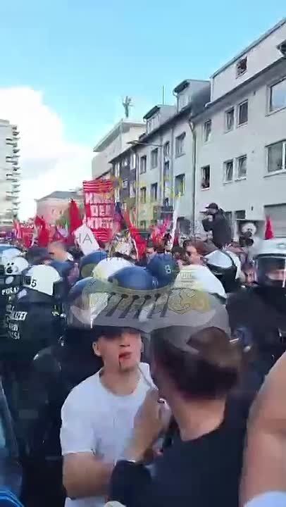В Кёльне немецкая полиция разогнала антивоенную демонстрацию