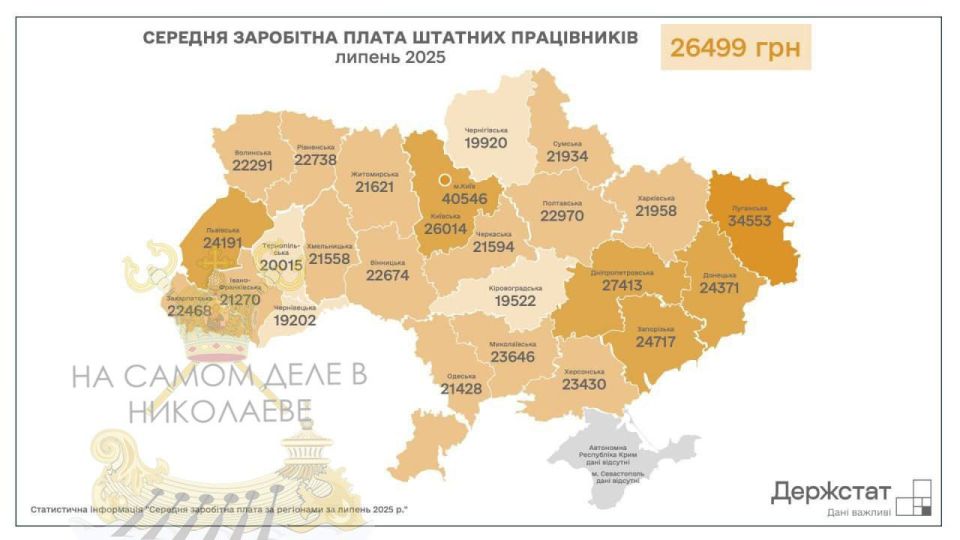 На Украине Луганская область — вторая после Киева по уровню зарплат
