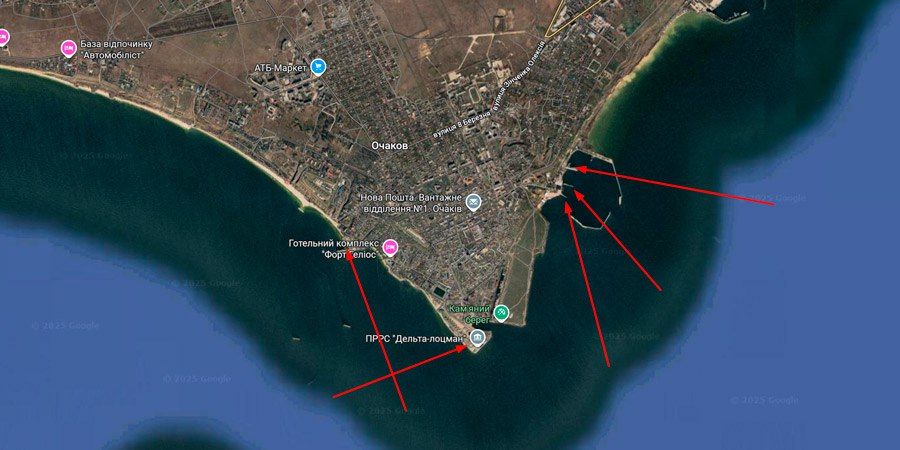 Сергей Лебедев: #Николаев: прилёты в #Очаков