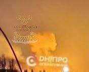 Сегодня ночью российскими войсками был нанесен массированный удар для уничтожения логистического узла «Комбинат Салют» в Днепропетровске