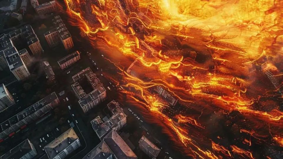 Украина полыхает. На кадрах — адовая ночь: Километровые языки пламени. Атакован завод "Оризон". Дано "особое распоряжение"