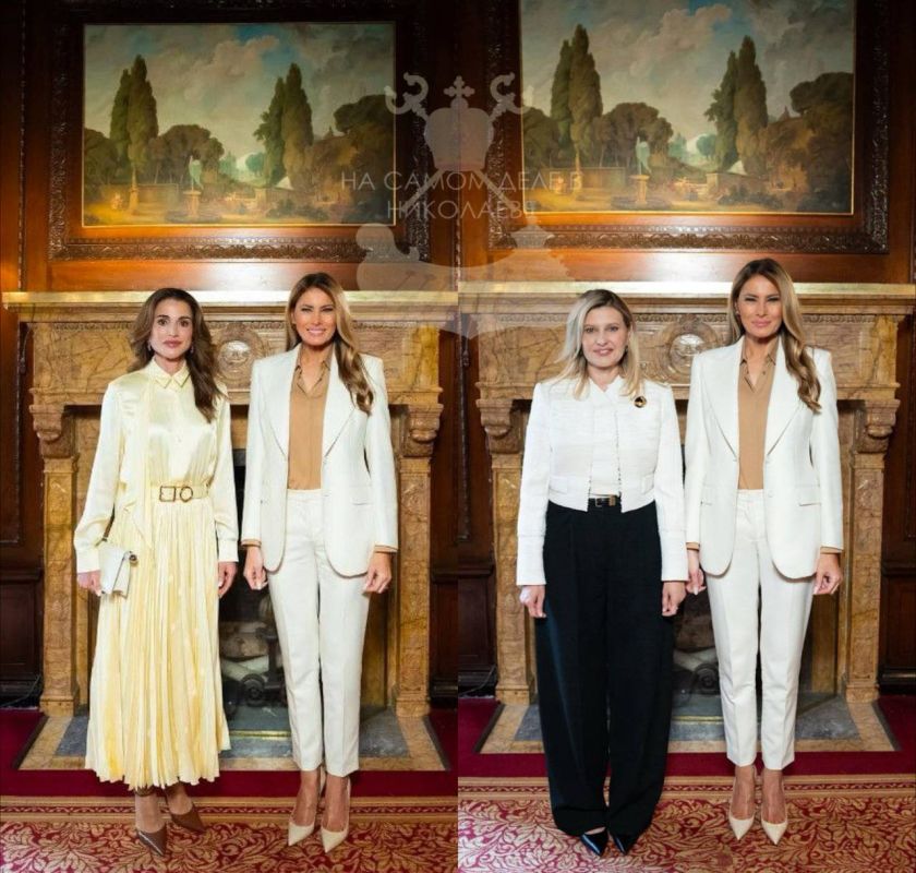 Карнавал фейков на Украине вышел на новый уровень: Елену Зеленскую буквально «приклеили» к Мелании Трамп