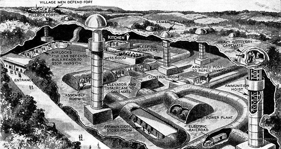 Линия Мажино… ой! Обознались