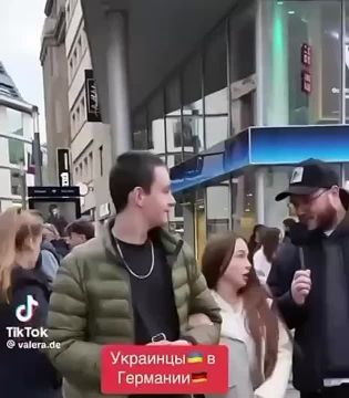 Украинские беженцы дают в Германии интервью на русском языке — смотреть онлайн и без регистрации!