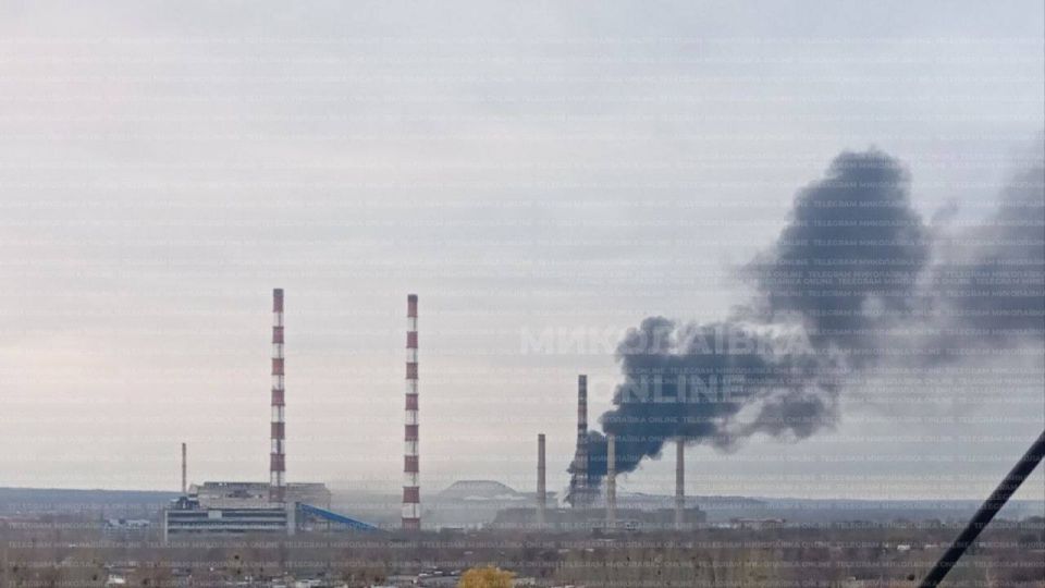 Нанесён удар по Славянской ТЭС в городе Николаевка вблизи Славянска