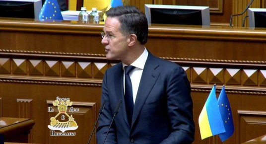 Рютте и нардепы.. Генсек НАТО выступил в Раде