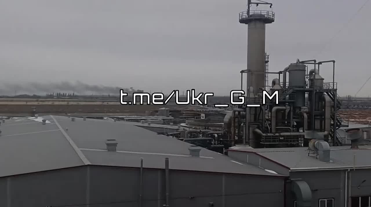 Вчерашняя атака гераней на электроподстанцию в селе Снигиревка Николаевской области Украины