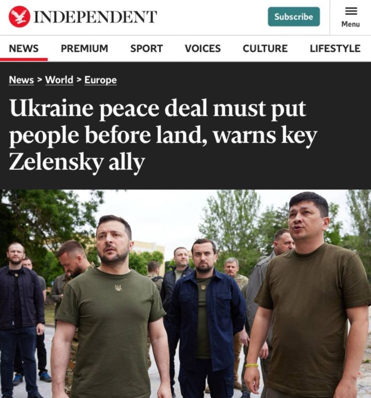 Алексей Журавлев: Глава Николаевской области призвал подписать мирное соглашение с Россией - The Independent