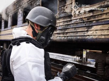 В Николаеве ВС РФ нанесли удар по поезду, предположительно, с химическими веществами
