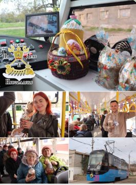 Дёшево и сердито. У Сенкевича один «рецепт» для создания праздничного настроения у горожан — тематический трамвай