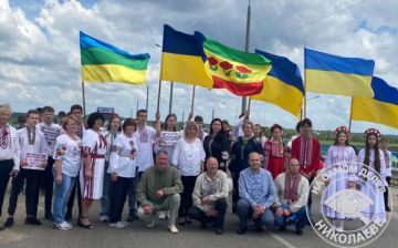 Вчера на границе Николаевской и Одесской областей устроили очередной ритуал свидомости