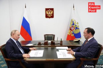 Путин сегодня встретится с главой Якутии Айсеном Николаевым