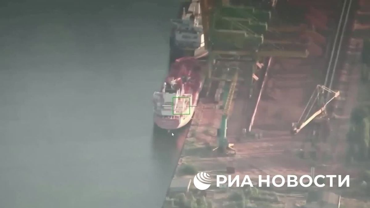 Удары "Геранями" по сухогрузам в районе Одессы и Николаева показали в Минобороны