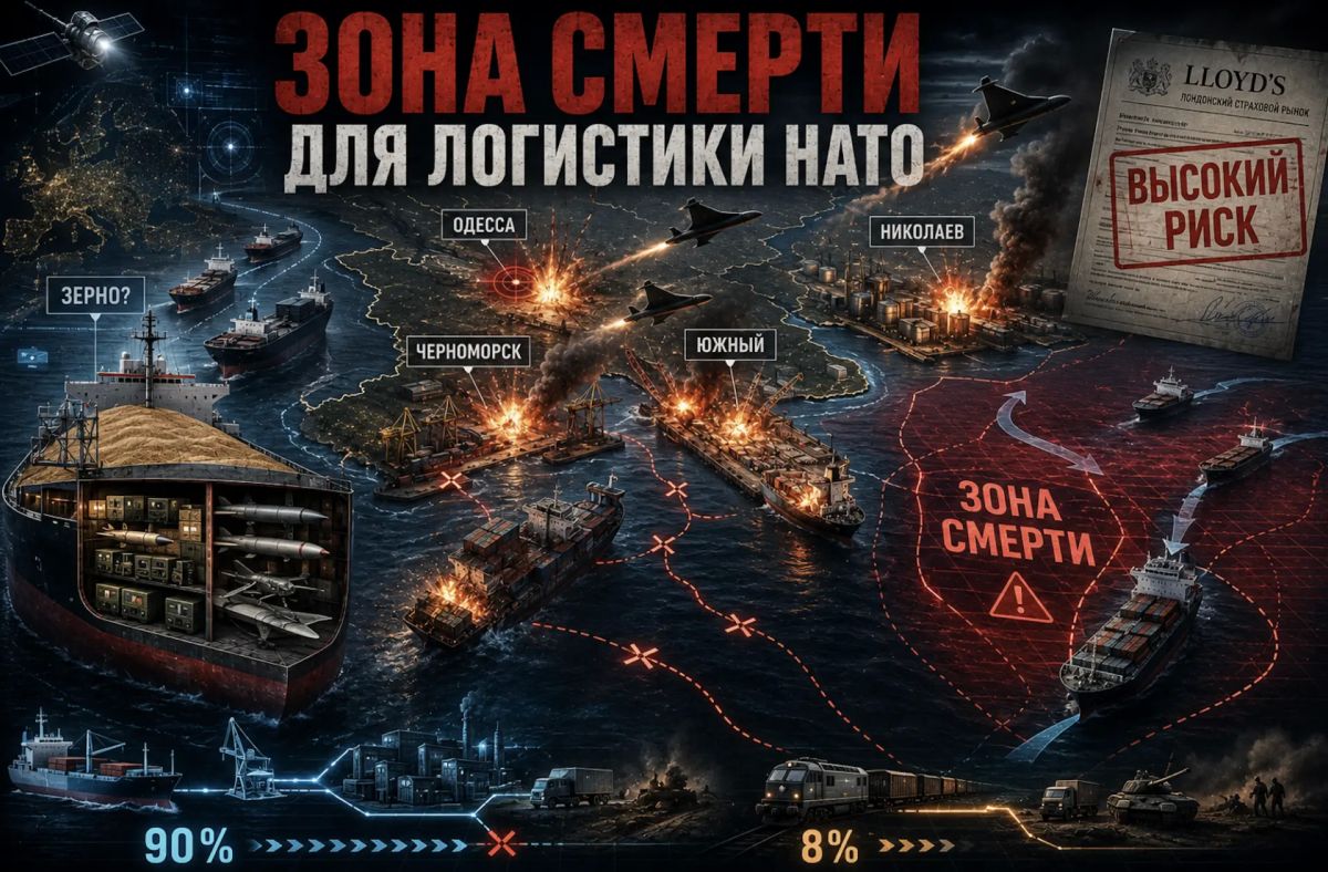 «Зона смерти» для арсеналов НАТО: зачем Россия стирает порты Одессы и как это задушит логистику Запада