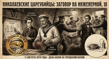 #История_Николаева. 11 августа 1879 года в Николаеве казнили участников покушения на Александра II. 147 лет назад за городской стеной Николаева, между Поповой и Широкой Балками, были публично повешены Соломон Виттенберг и...