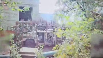 Уничтожение техники ВСУ в Николаевке у Славянска